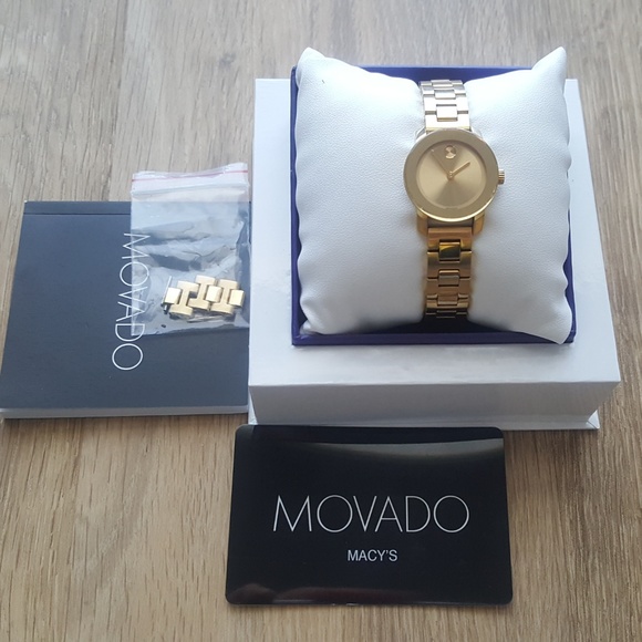 Movado Bold Gold Watch Women\'s main image 4